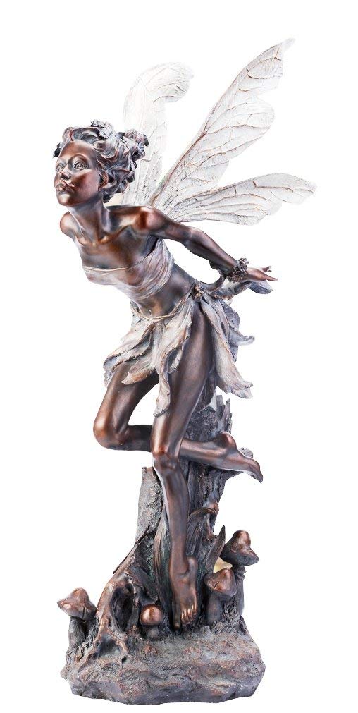 Amazon.com : Napco Imports Kissing Fairy Bronze Tone 34 x 15 Resin