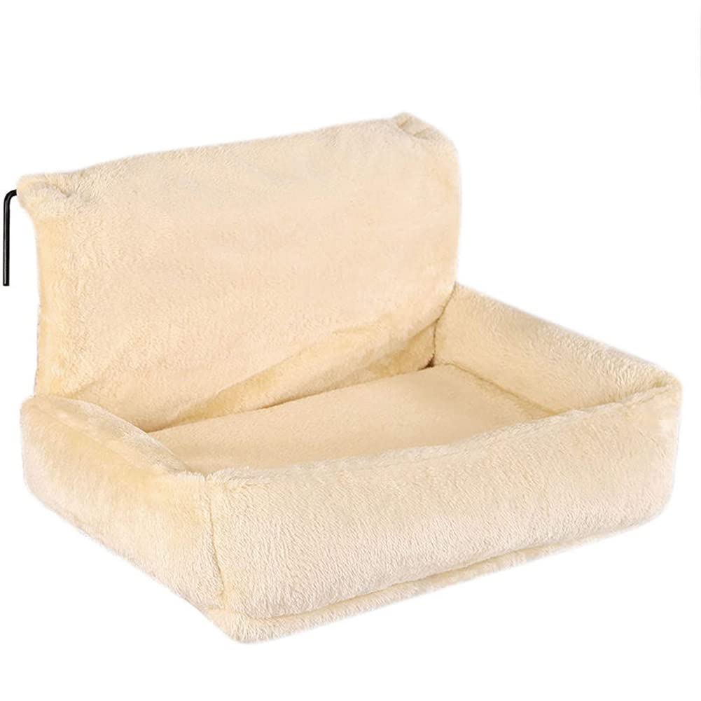 Letto per radiatore per gatti con rivestimento in pile lavabile, amaca per gatti da appendere fino a 8 kg, in pelliccia sintetica super morbida, struttura in metallo resistente