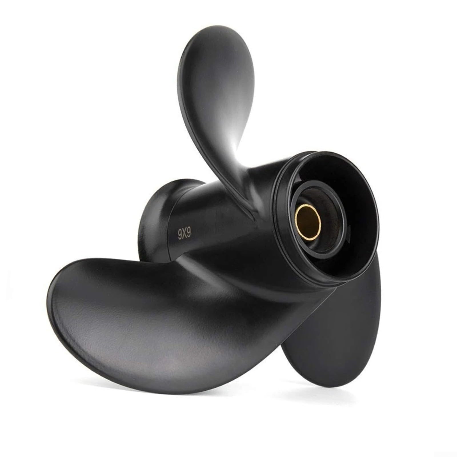 Elica per imbarcazioni, Elica fuoribordo in Alluminio a 3 Pale 8 scanalature 9x9 RH 6-15 Sostituisce 48-828156A12