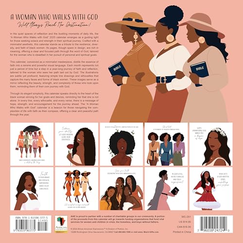 African American Expressions 2025 Wall Calendars, Monthly Calendars Celebrating Black Culture & History - Image 3
