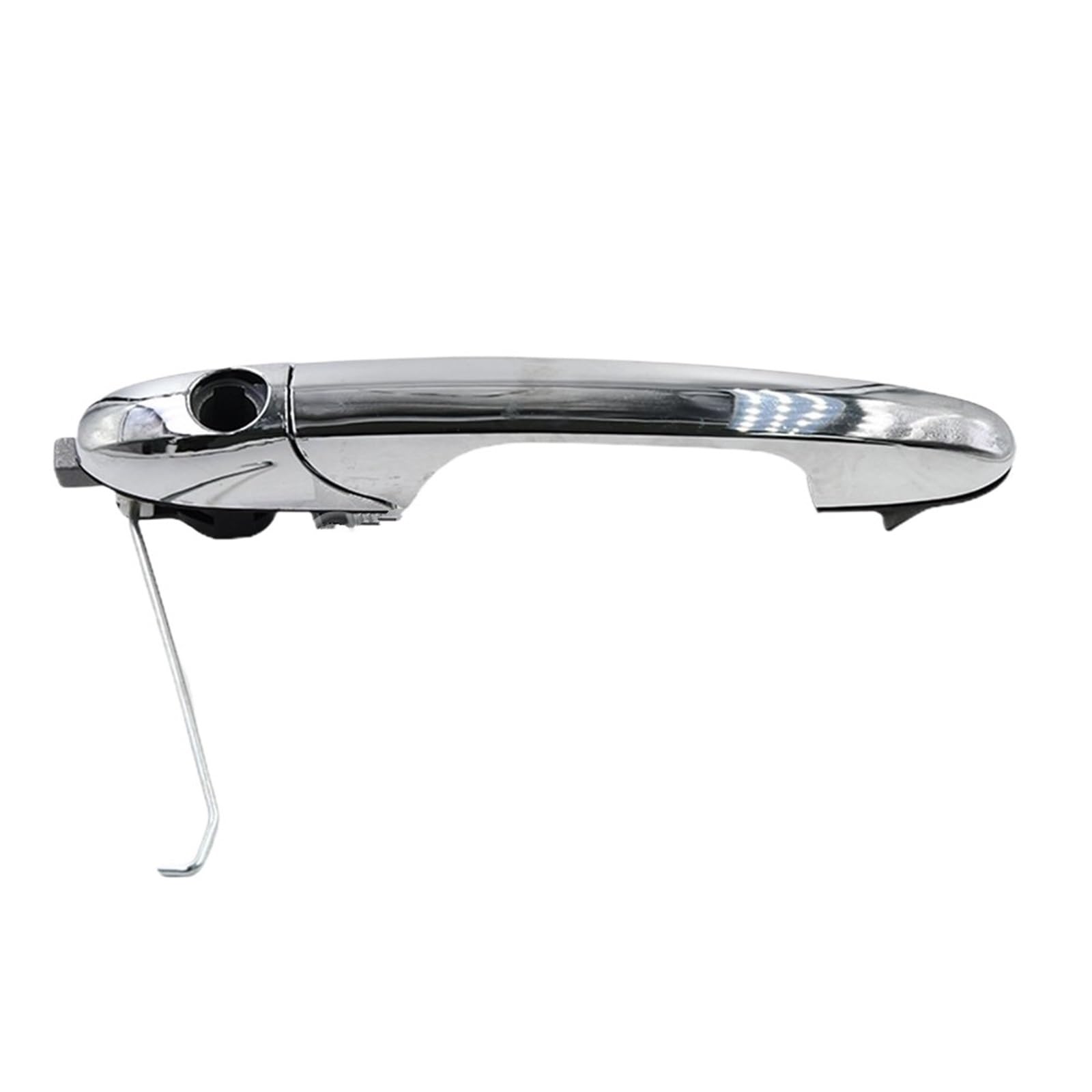 Hguvsjd Rhd Right With Hole Car Exterior Door Handles For Fiat 500 2007-2020 Outer Door Handle With Chrome Lhd 735592014 735592024 Rhd 735592026 735592012(Rhd Right With Hole)