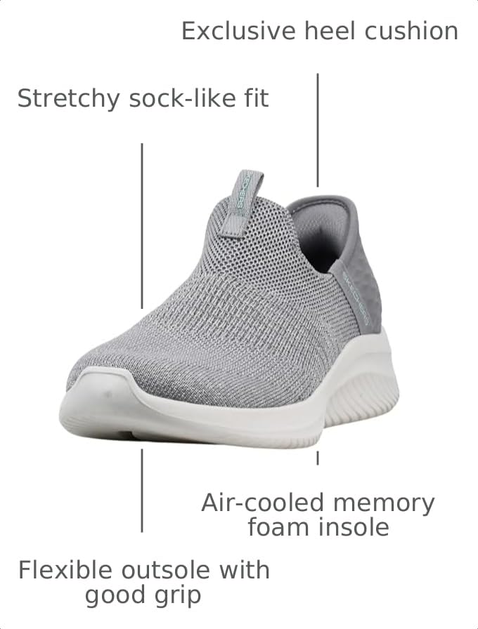 Image of Skechers Women's Hands Free Slip Ins Ultra Flex 3.0 Smooth Step Sneakers