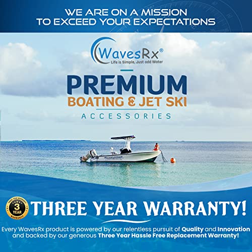 WAVESRX 2" x 12' Jet Ski Trailer Winch Strap Replacement with Stainless