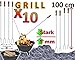 Produktbild ÖLBAUM 10 STÜCK GRILLSPIESSE, für Camping und Picknick, Picknick-Set, im Set 10 Grillspieße-Picknickset, für Picknick-Grill Campingkocher