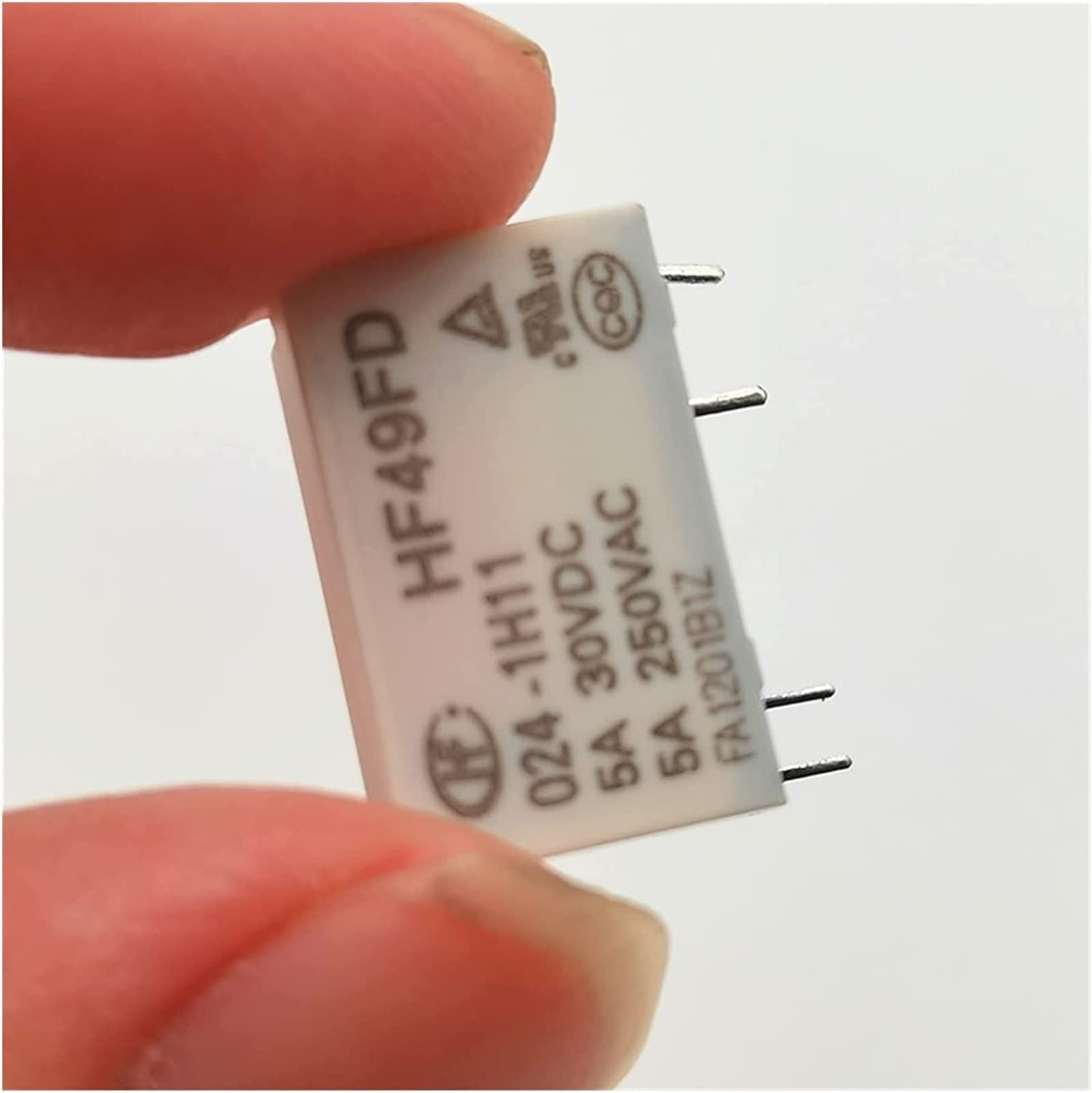 Relais 2PCS Industrielle elektronische Leiterplatte DIY-Relais hf49fd-005 012 024 1H11 1h11t 1h12 T 4-polig 5A 5V 12V 24V Ersatzteile