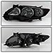 ACANII - For Black Housing Smoke Lens 2011 2012 2013 Toyota Corolla Headlights Headlamps Driver + Passenger Side