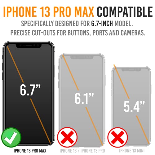 Alpatronix Battery Case For Iphone 13 Pro Max/12 Pro Max (6.7 Inch), Strong Slim Portable Protective Extended Charger Cover With Wireless Charging And Certified Connector Chip (Bx13 Pro Max) - Black #TOP1