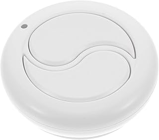 YARNOW Garage Door Remote Universal Remote Round Garage Linear Garage 2 Button Door Openers Remote Controller for Garage Door Abs Shutter Doors Gate White Button Remote