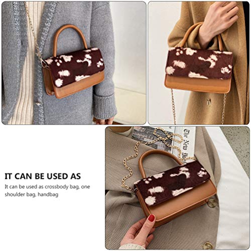 KESYOO Adorável Bolsa de Ombro One Pu Bolsa de Senhora Criativa Bolsa Prática Feminina de Armazename