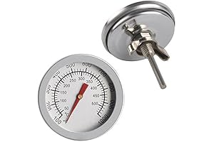 2X BBQ Thermometer Gauge - Barbecue BBQ Pit Smoker Grill Thermometer Temp Gauge - 2Pack