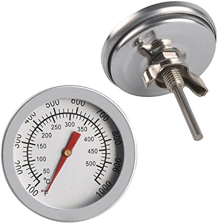 2X BBQ Thermometer Gauge - Barbecue BBQ Pit Smoker Grill Thermometer Temp Gauge - 2Pack