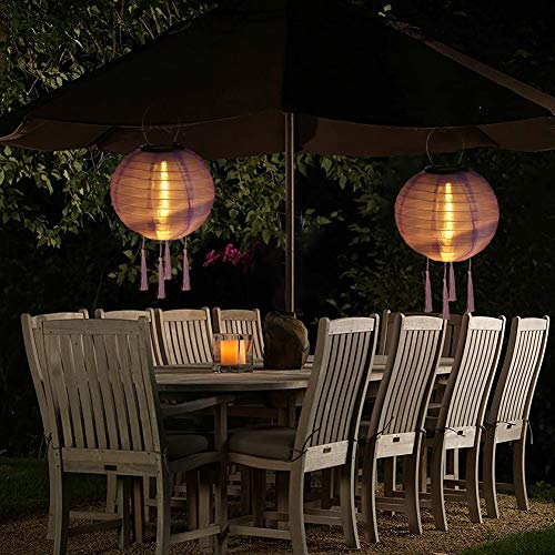 Lanterna Solare LED da Giardino Lanterne Rotonde