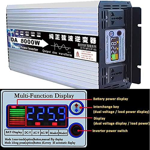 Convertisseur pur sinus 48V vers 220V de haute précision avec sortie CA - 3