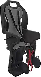 CADEIRINHA INFANTIL TRASEIRA FIXAÇÃO NO BAGAGEIRO POLISPORT DUSKY CFS PRETO/CINZA UN