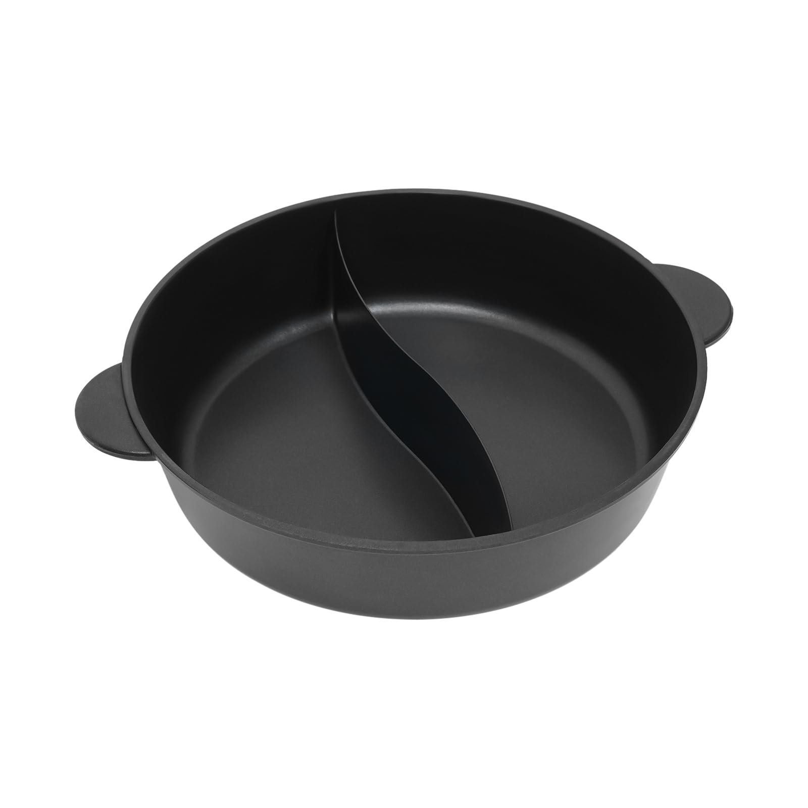Hot Pot grill elektryczny 2 w 1, 2200 W, garnek elektryczny, wielofunkcyjny hotpot, grill stołowy z lejkiem i uchwytem, nieprzywierająca patelnia dla rodziny, na imprezę, 52 x 18,5 cm