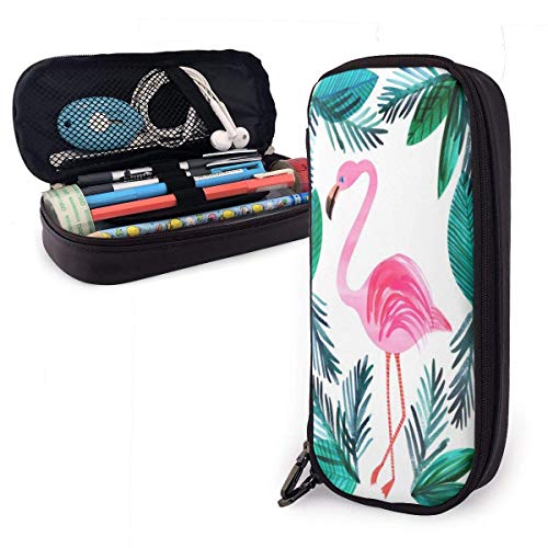 Preisvergleich Produktbild Ledermäppchen mit Stifthalter, Briefpapier mit großer Kapazität, Kosmetiktasche, Bluetooth-Headset