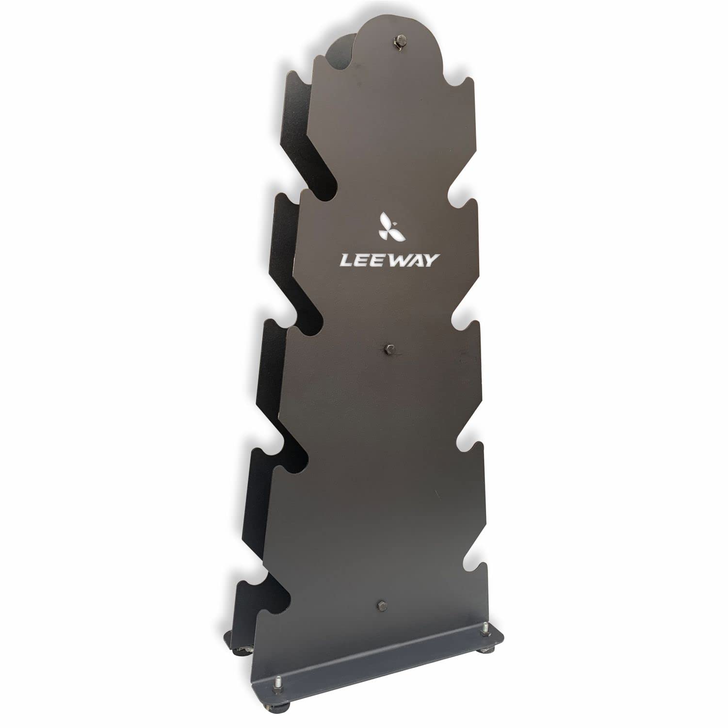 LEEWAY 4-Tier Dumbbell Weight Rack Storage Stand and Standard Weight Multilevel Weight Storage Organizer for Home Gym, Dumbbell Rack for Home Gym, Dumbbell Stand for Home Gym (4 Tier Dumbbell Stand)