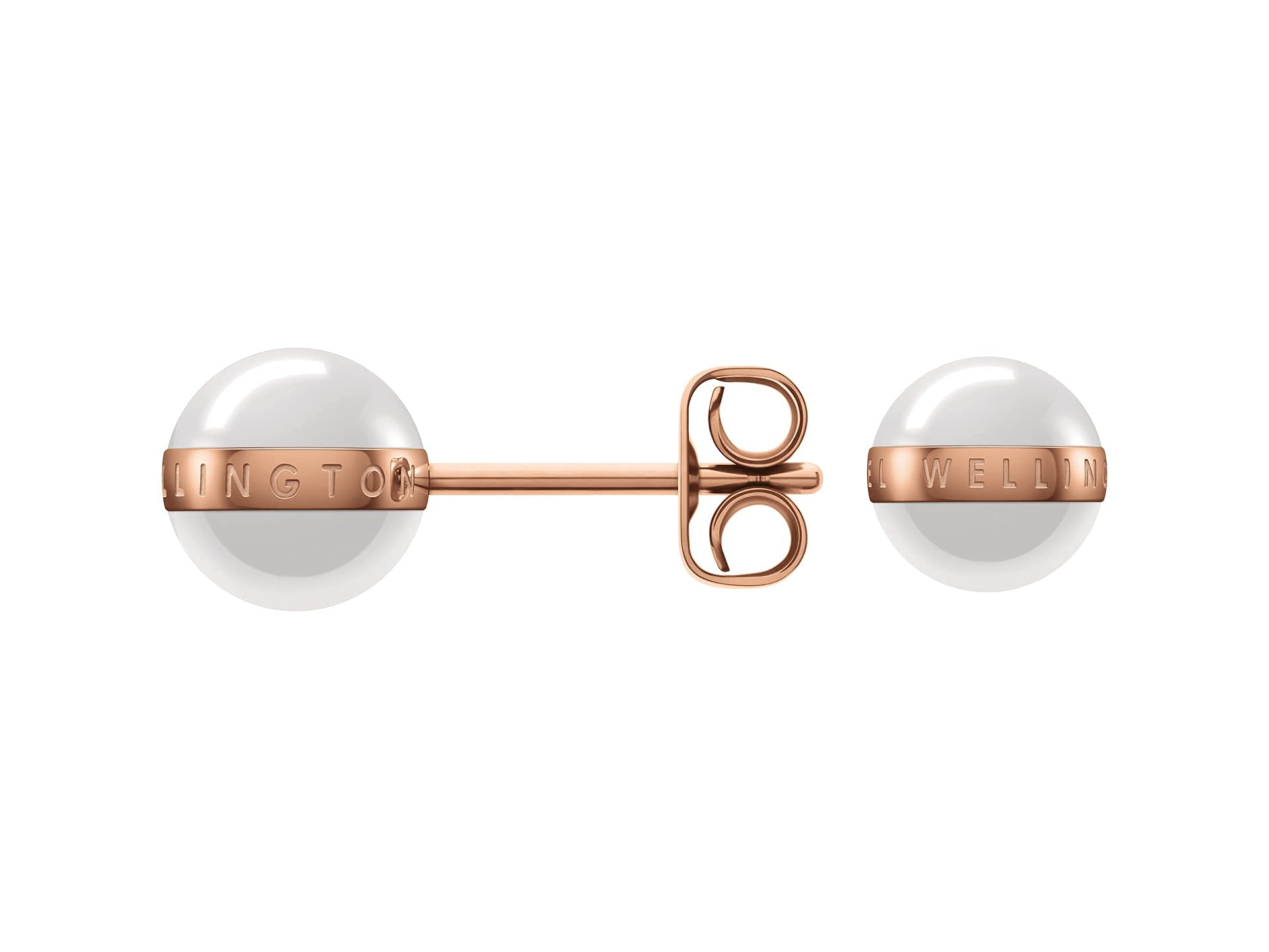 Daniel Wellington Aspiration Earrings Ceramic (Main Body) And Stainless Steel (316L) With Rose Gold 
