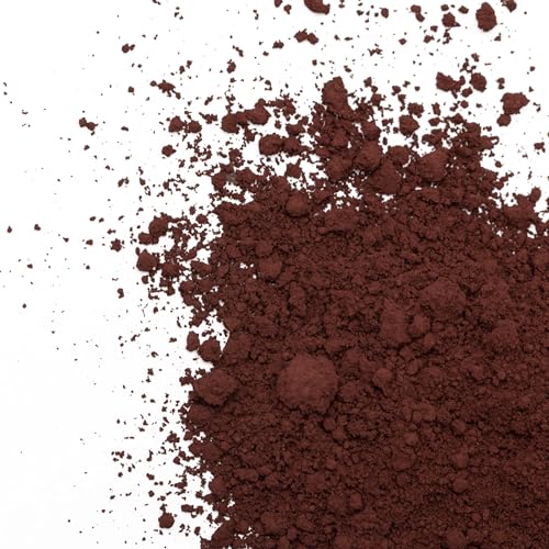 GOODTAKE Brown Iron Oxide Pigment Powder - Concrete Cement Dye Color for Pastel Tile Paint, Mortar & Grout (20 oz)