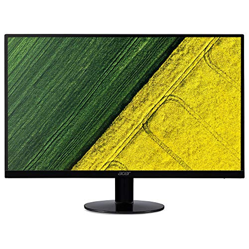 acer SA230Abi Monitor FreeSync da 23', Display IPS Full HD, 75 Hz, 4 ms, 16:9, VGA, HDMI 1.4, Schermo PC con Contrasto 100M:1, Lum 250 cd/m2, Cavo VGA Incluso, Nero