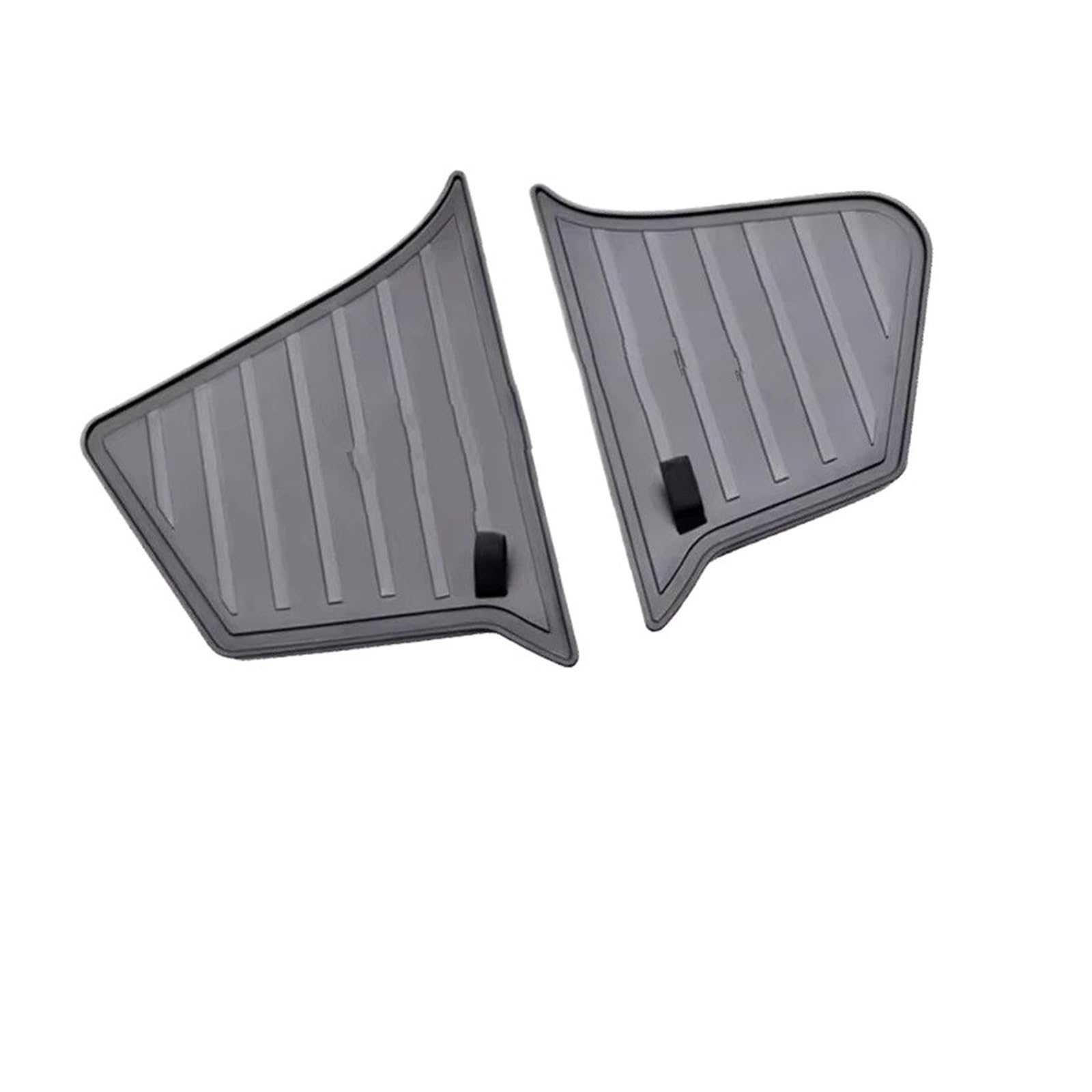 Lhdktee Cargo Cover For Tesla For Model Y For Juniper 2025 Trunk Organizer Rear Storage Bins Side Box Organiser Flocked TPE Anti-dirty Mat Rear Trunk Parcel Shelf(TPE Cover 2piece)