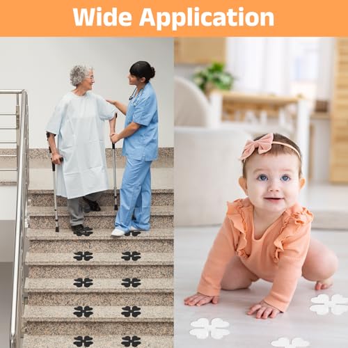 Stickers antidérapants baignoire douche escaliers gris aspect marbre