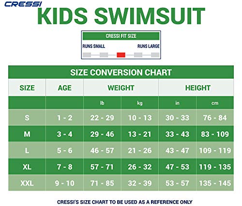 Roupa de Neoprene Infantil Cressi Short Baby Girl - GG