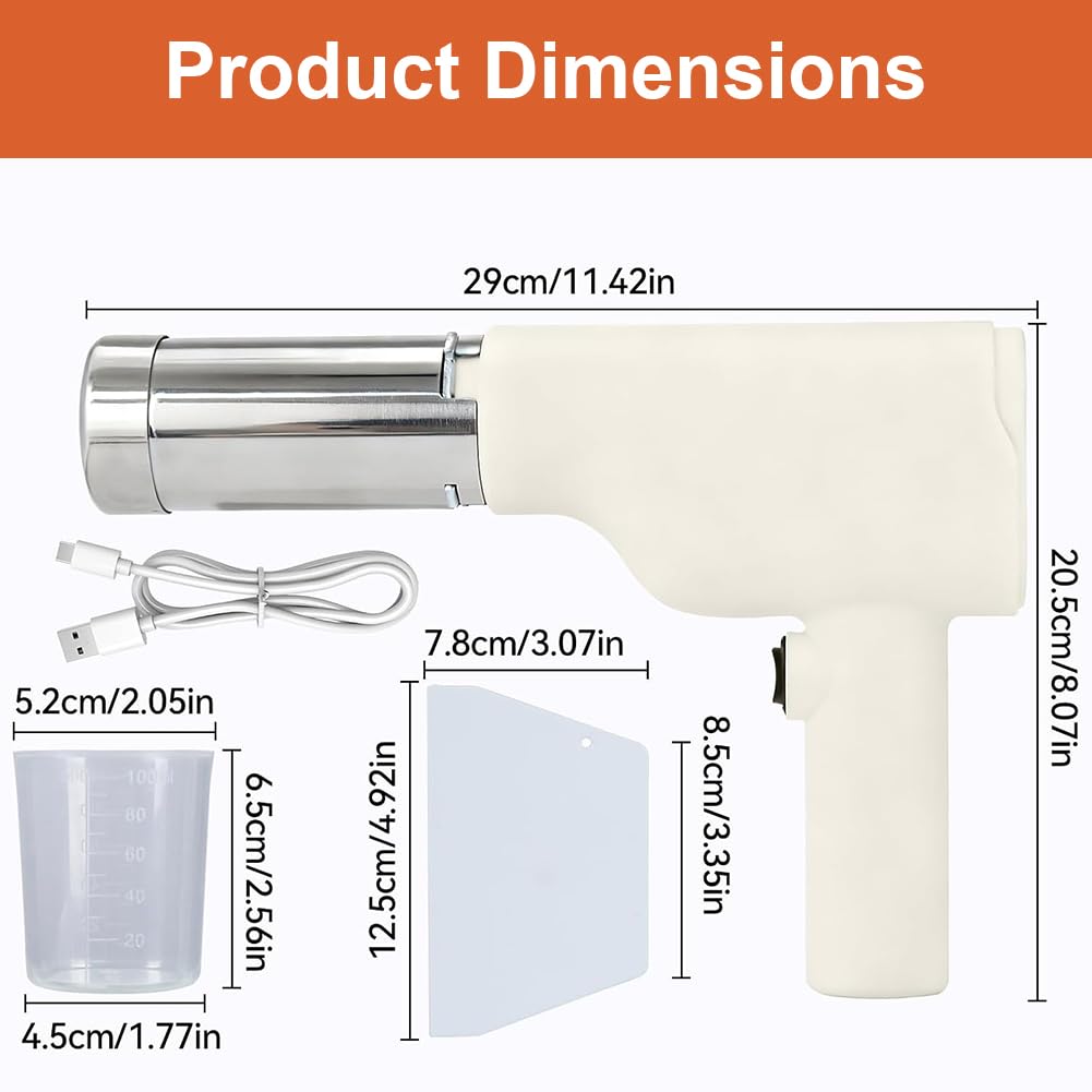 Elektrische Nudelmaschine Handheld Kabellos 40W mit 5 Pressformen Aufladbar Pasta Maker für Spaghetti Fettuccine