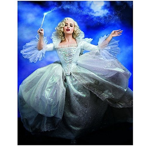 Cinderella with Helena Bonham Carter as The Fairy Godmother Waving Magic  Wand 8 x 10 Photo at Amazon's Entertainment Collectibles Store