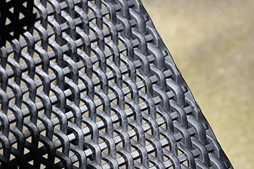 ニューザフィール ガーデンテーブル5点セット ブラック ニューザフィールテーブル×1・ニューネパールチェアー(肘無し)×4 ガーデンファニチャー 7枚目