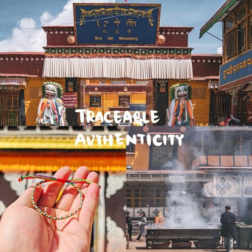 Pulsera Tibetana hecha a mano con protección y talismán miniatura 4