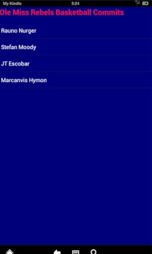 Mississippi Basketball News (Kindle Tablet Edition)