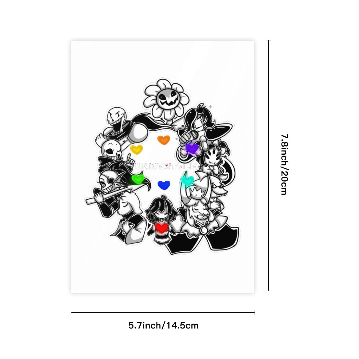 Amazon.co.jp: アンダーテール ゲーム キャラ 集め ステッカー セット