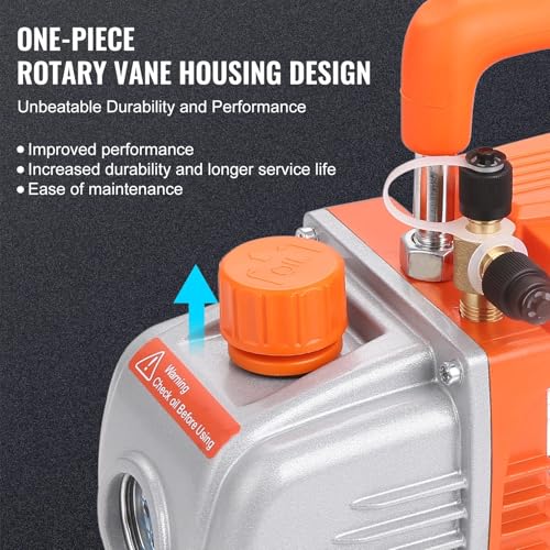 Bombas de vacío CPBGXJZD 3.5/5/7CFM AC120V para reparación HVAC y mantenimiento de refrigeración miniatura 5