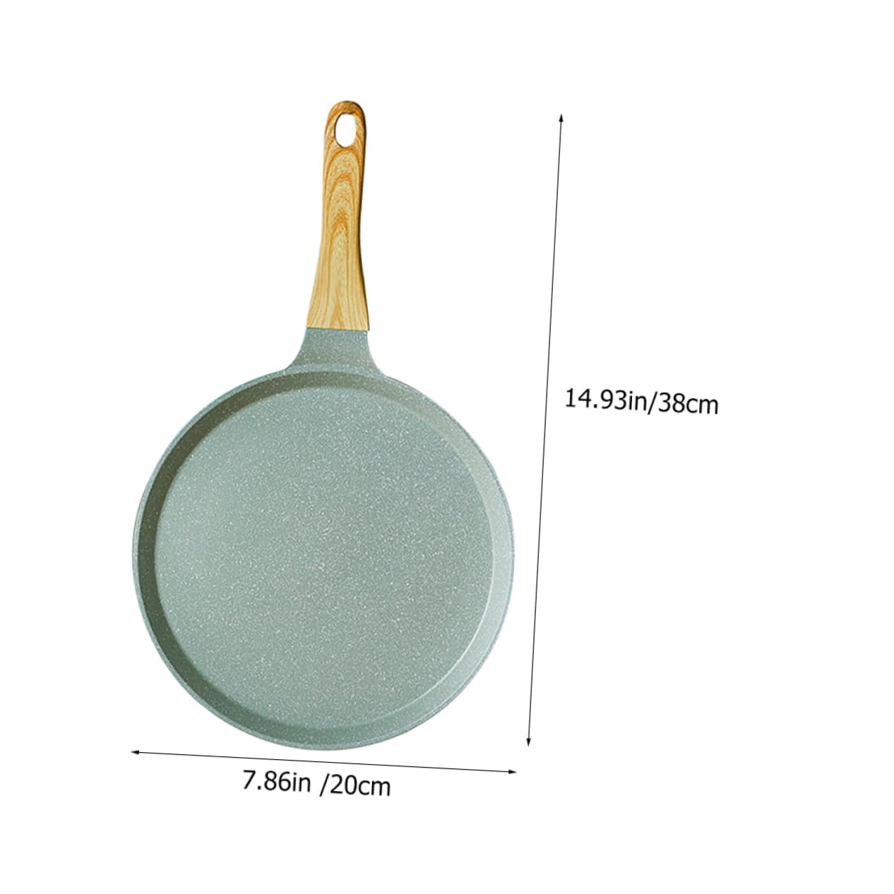 Ciieeo Padella A Fondo Piatto Padella Antiaderente Multifunzionale Per Bistecche E Pancake Manici Ergonomici Resistenti Calore