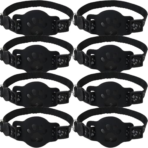 8pcs Collier GPS Chat, Traceur GPS Chat Tracker, sans Abonnement Mensuel,...