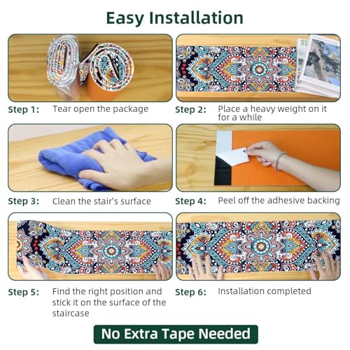 Tapis d'escalier antidérapants pour chiens et seniors - 7