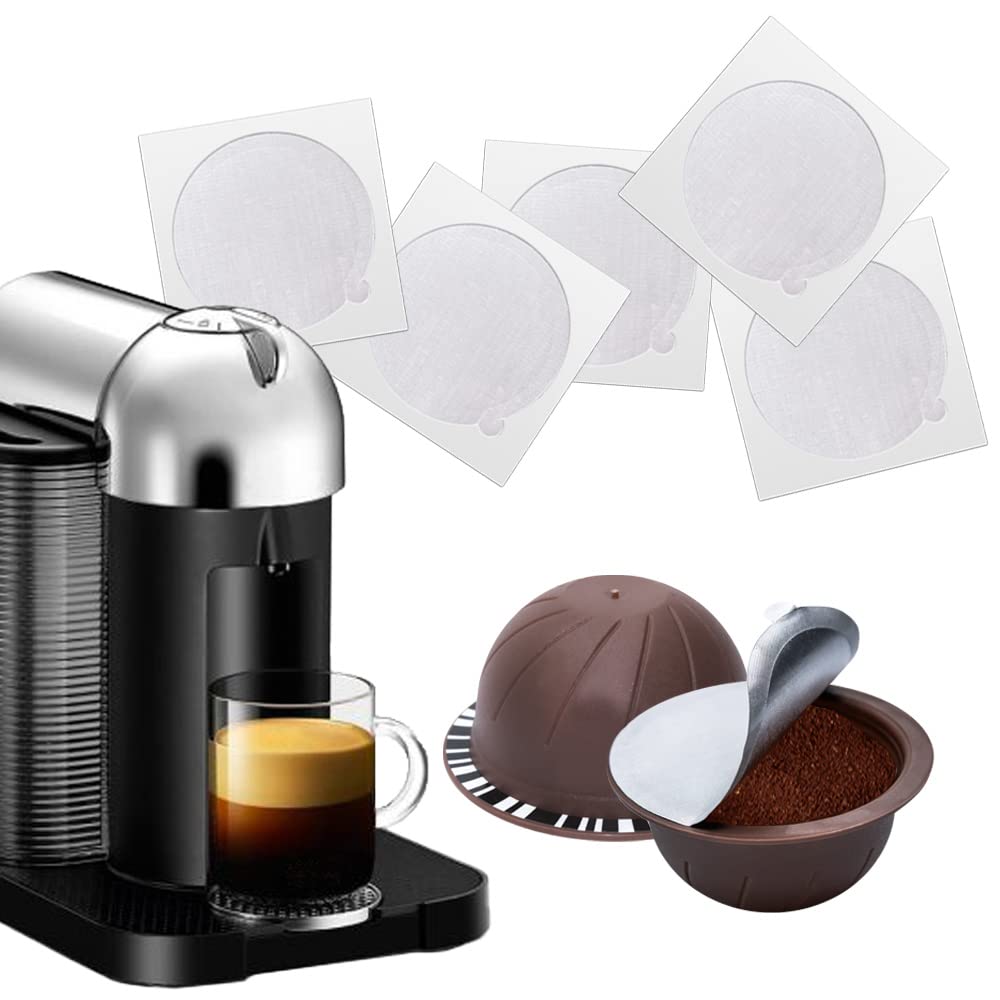 96 Alu-Foliendeckel Für Wiederverwendbare Nespresso Vertuo Kapseln – Dick, Dicht, Kein Auslaufen