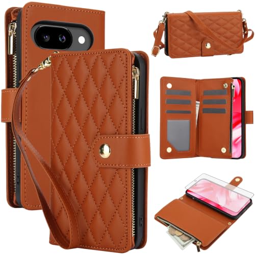 Accessoires Google Pixel 9A étui portefeuille zippé protection