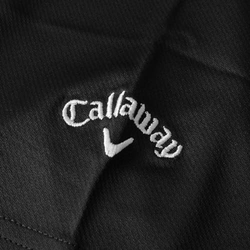 Miniatura 4 de Callaway Golf Hombre Swingtech Solid Station Polo Shirt - Caviar - M