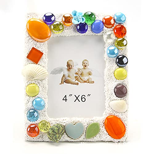 Mosaic Tiles 36 Pieces / 200 G Pack Of Glass Flat Bead Mosaic Mosaic Tile Supplies For Home Decoration, Diy Crafts, Plates, Picture Frames, Flowerpots – 1.7～2.2 Cm Irregular Tiles (Black White Mix) #TOP3