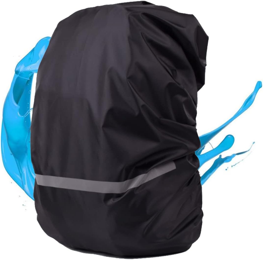 LIOOBO 3pcs Portable Backpack Cover Elastic Fastening for Rain Protection Lightweight s