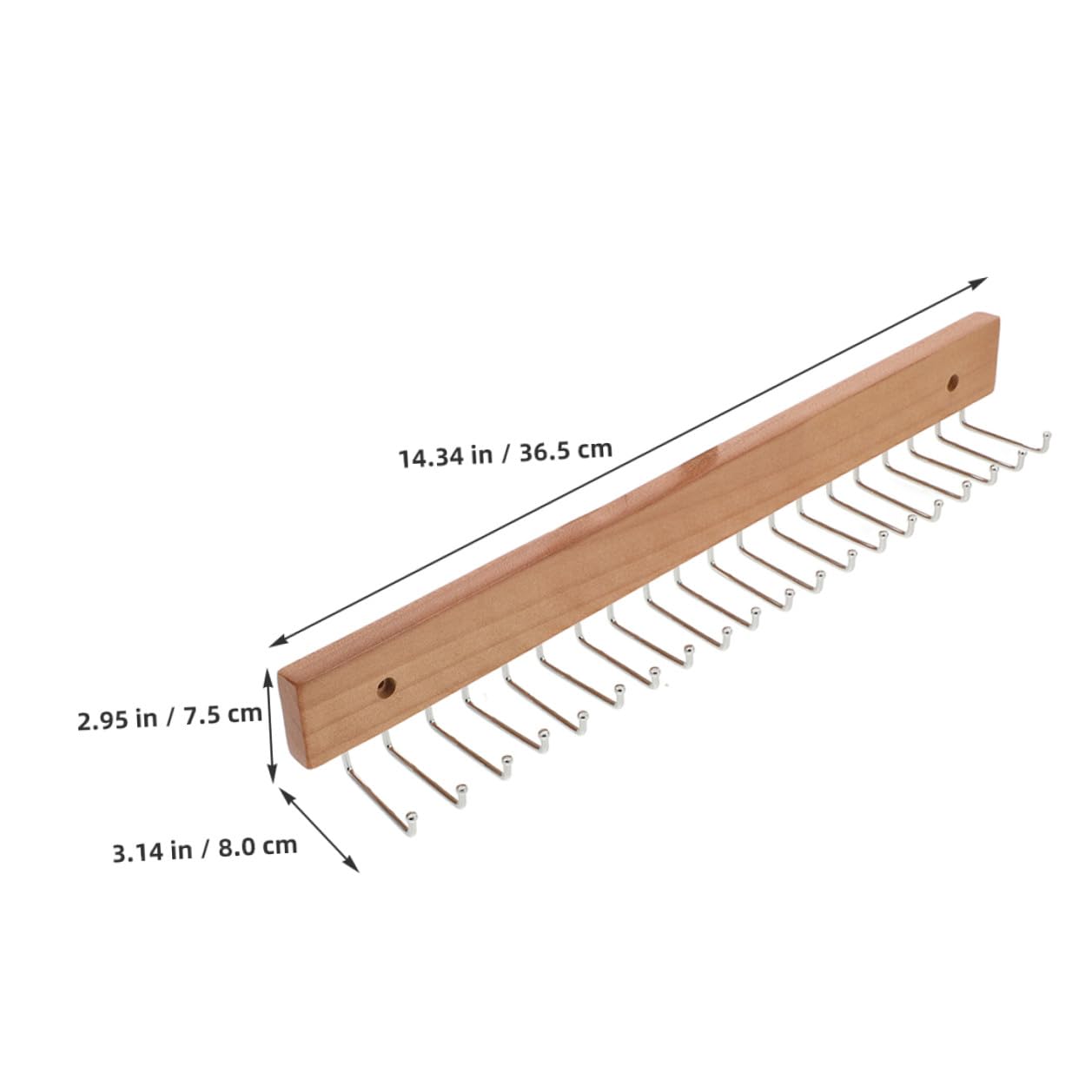Toyvian Percha para Cinturones y Corbatas De Pared, Resistente Al Desgaste, Montaje Sencillo, Adecuado para Organizar Armarios y Entradas, Diseño Elegante y Moderno