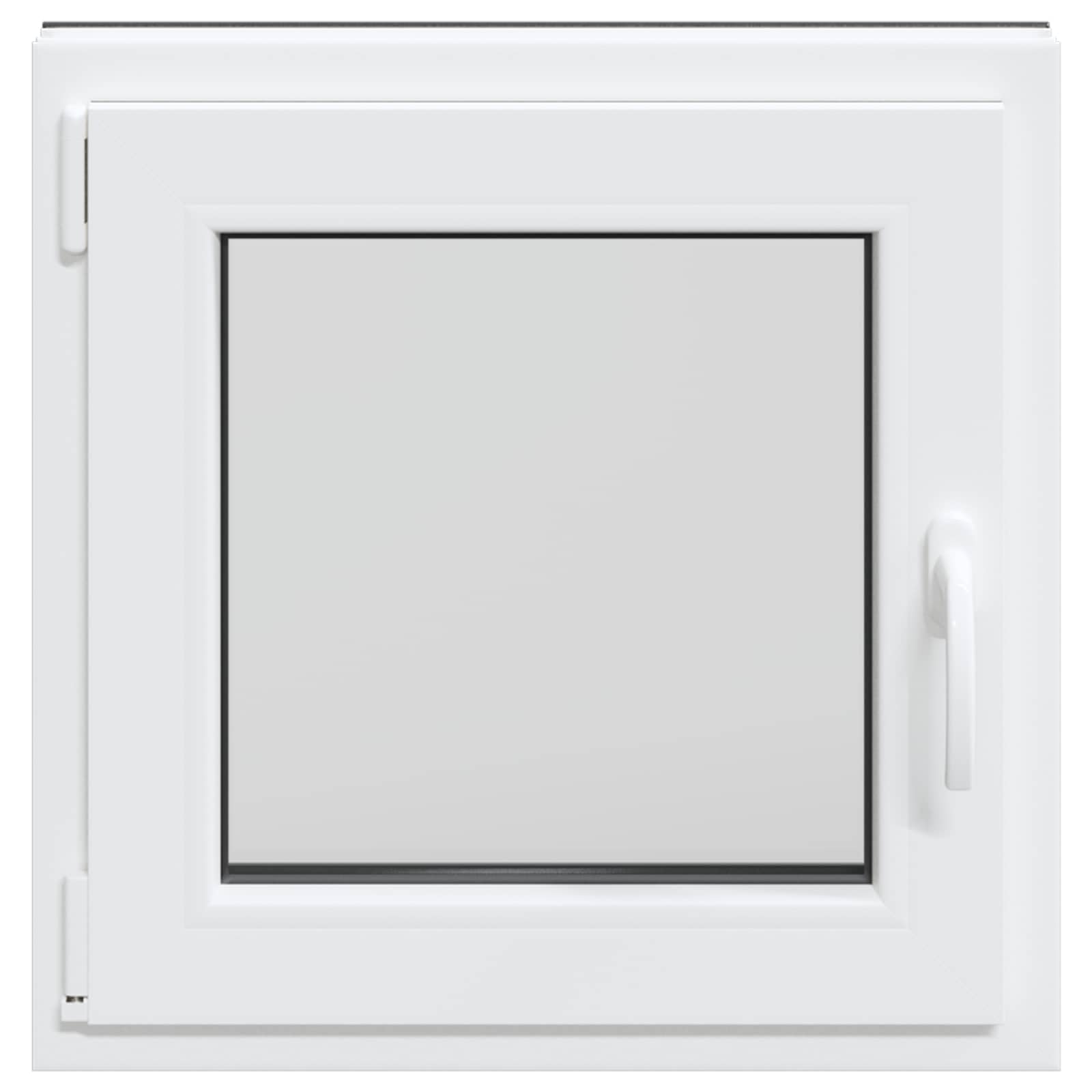 vidaXL Finestra per Soffitta RISOR 50 x 50 cm PVC e Vetro Antracite, Solaio, Isolamento Termico Moderno, Finestre Energy Efficient, Fissaggi in Vetro PVC Silenziati