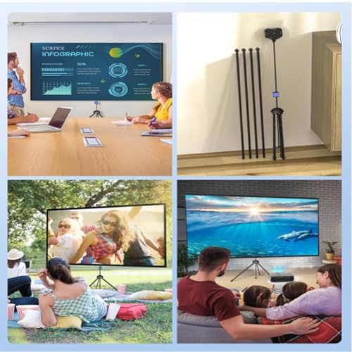 Pantalla portátil para proyector 60'' 16:9 HD sin arrugas miniatura 6