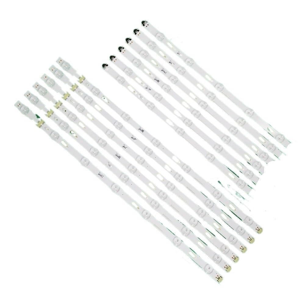 Striscia di retroilluminazione a LED 12 LAMPADE Compatibile for TV da 49" S_KU6.3_49_FL30 R5 L7 LM41-00335A 00334A UE49KU6100 UN49KU650 V6DU-490DCA-R0 490DCB