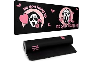 Kawaii Ghost Anime Scream Mouse Pad