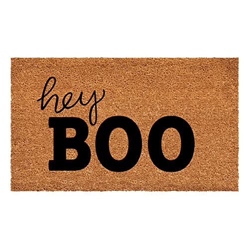 Calloway Mills Hey Boo Doormat (Tan/Black, 17" x 29")