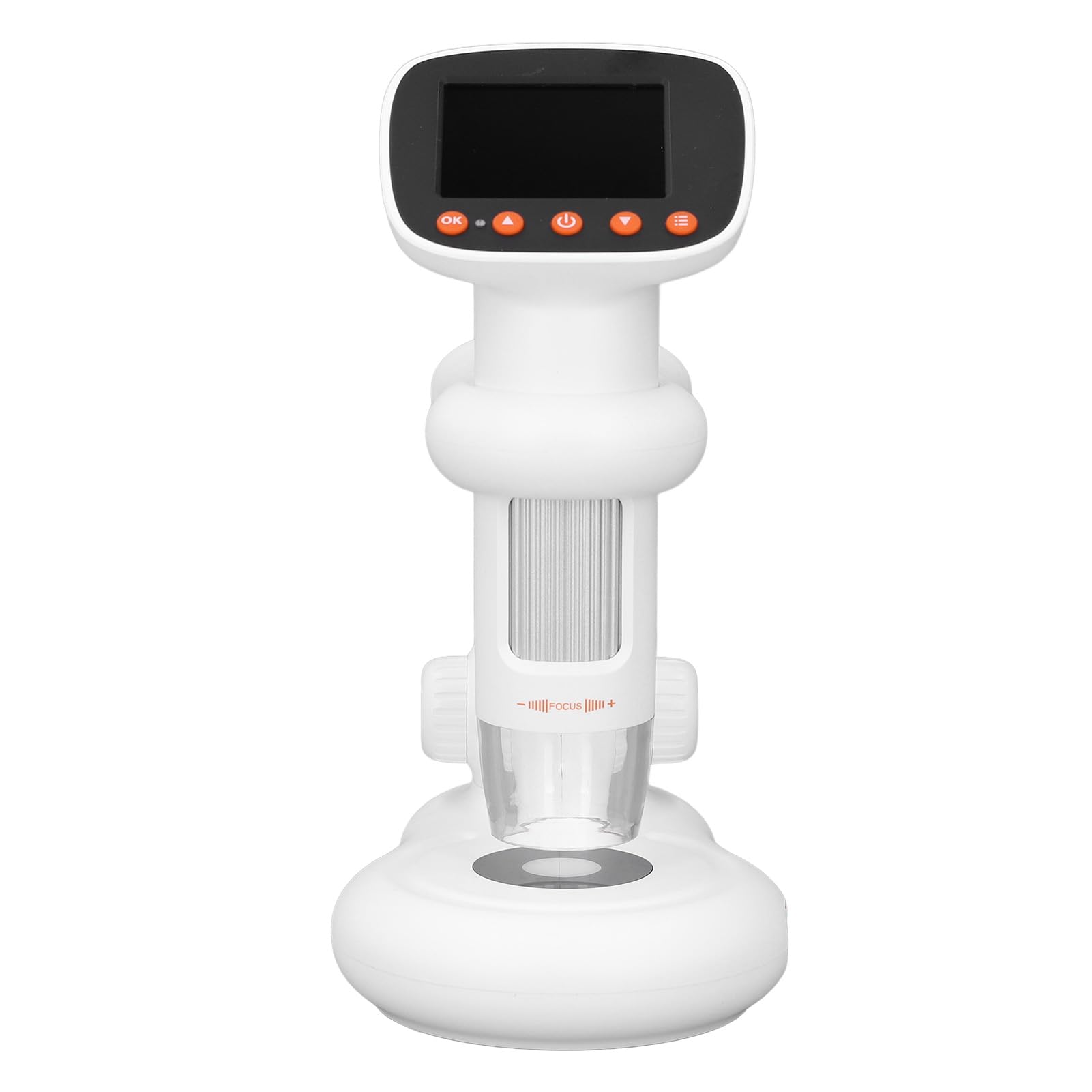Yosoo Health Gear Digitalmikroskop ABS-Hand-Digitalmikroskop mit 2,0-Zoll-IPS-Bildschirm 50X Bis 1000X 8 LED Typ C Foto-Video für Naturwissenschaftliche Bildung Outdoor-Erkundung