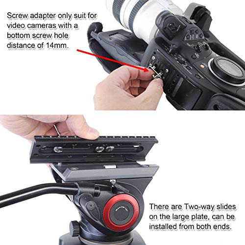 Plaque de dégagement rapide iShoot compatible Manfrotto 500 DV8 - 3